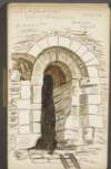 Door of round tower, Dromiskin, County Louth