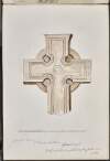 Granite cross, St. Kevin's Kitchen, Glendalough