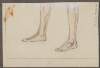 [Painting of legs from the knee down]
