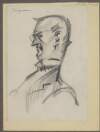 [Profile sketch of man, looking left]