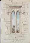 East window, Kilronan Old Church near Clonmel, County Tipperary