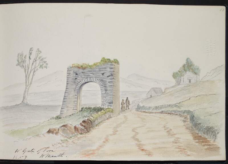 West gate of Fore, Westmeath [graphic].