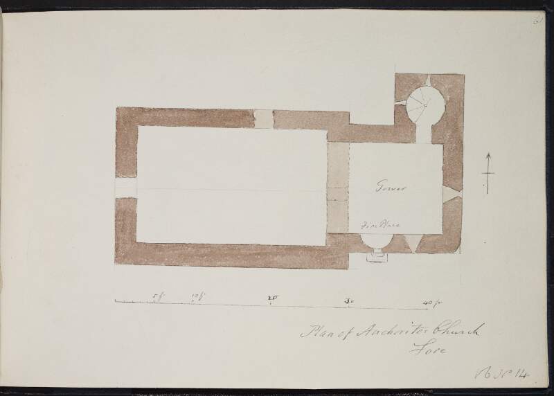 Plan of Anchorite's Church, Fore [graphic].