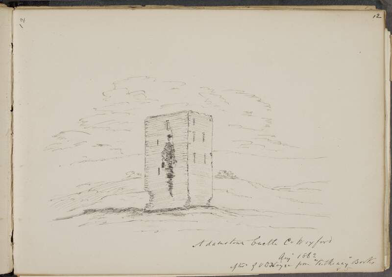 Adamstown Castle, County Wexford, August 1862