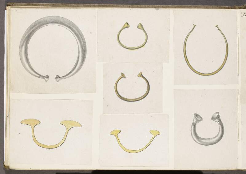 [Seven prints of Bronze Age jewellery]