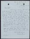 Letter from James Joyce to W. B. Yeats about his grant from the Royal Literary Fund,
