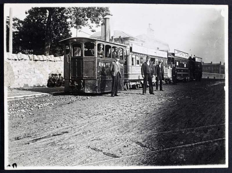 Dublin and Lucan Company, Steam Tram at Conyngham Road, Depot