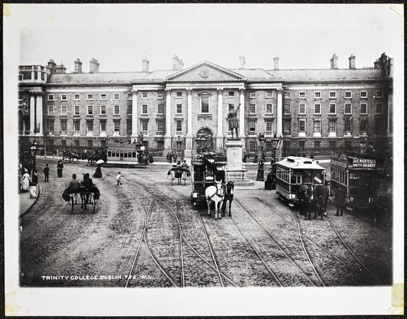 Trinity College, Horse drawn trams