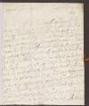 Handwritten letter from Thomas Buchan to the Earl of Tyrconnel,