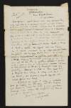 Letter from W. B. Yeats, Baravore, Glenmalure, near Rathddrum, Co. Wicklow, to George Yeats,