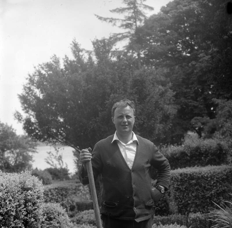 [Portrait of farm helper, Burrishoole Lodge, Newport, Co. Mayo]