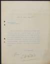 Copy cable from L. Hollingsworth Wood to James Green Douglas relating to the extension of the truce,