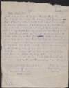 Letter from Matthew Molloy, Mountjoy Prison, to Jane F. Thomas regarding conditions in the prison,