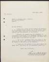 Letter from Eoin O'Duffy, Garda Commissioner, to James Green Douglas regarding a summons issued against him by an Garda Síochana,