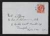 Empty envelope, addressed to Jane Coffey, c/o Sir H. Lawrence, [illegible], 2 Mitre Court Buildings, Temple, London E.C,