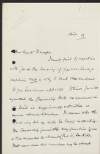 Letter from Richard Devane, Rathfarnham Castle, to James Green Douglas regarding the Censorship Bill,