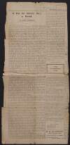 Newspaper cutting from 'Forward' with article by James Connolly titled "A Plea for Socialist Unity in Ireland.",