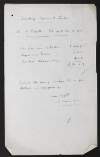 Statements of travelling expenses to London from 24-27 February 1922,