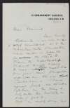 Letter from Erskine Childers, England, to Diarmid Coffey regarding Diarmid's book 'O' Neill and Ormonde',
