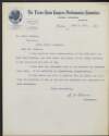 Letter from C. W. Bowerman, Trades Union Congress Parliamentary Committee, to Thomas Johnson regarding a statement,
