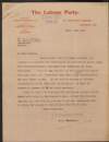 Letter from J. S. Middleton, Labour Party, to Thomas Johnson regarding a consultation with Labour representatives,