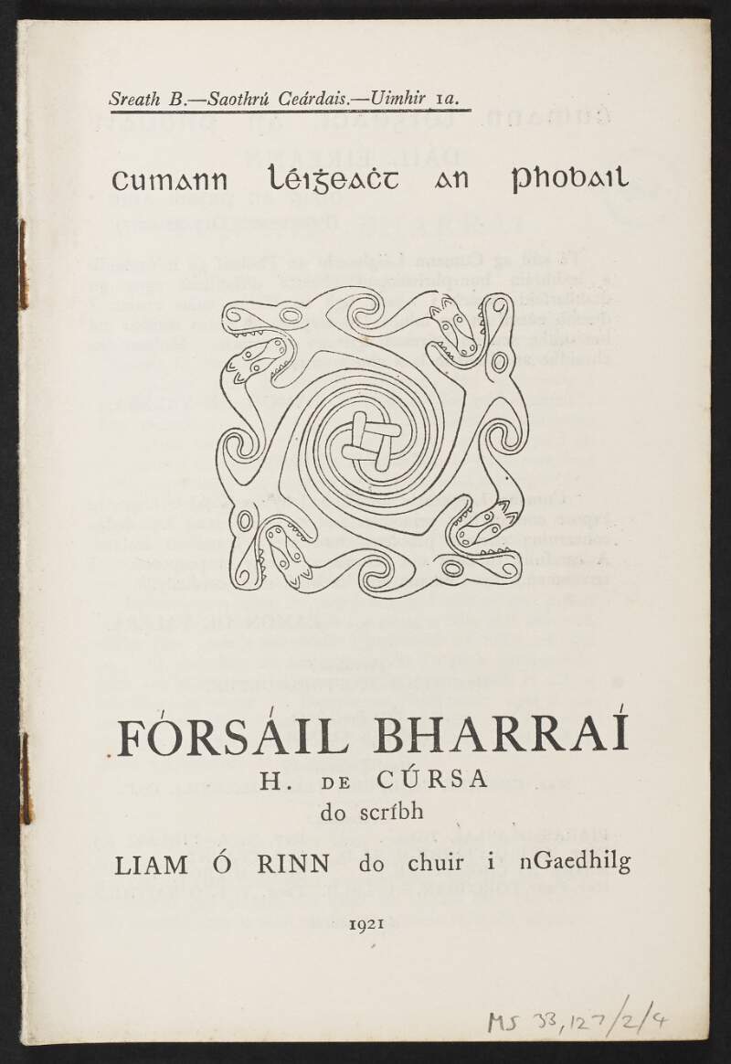 Fórsáil bharraí /