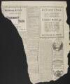 Newspaper cutting from 'Irish Times' with law report regarding the 'Freeman's Journal',