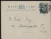 Postcard from Alice Stopford Green to Richard Irvine Best arranging to meet,