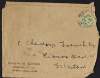 Empty envelope from Conradh na Gaeilge addressed to C. Chenevix Trench Esq, 9 Radnor Park W., Folkstone,