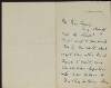 Letter from Eva Gore-Booth, County Dublin, to Cesca Chenevix Trench asking her to visit prisoners, and telling her about how badly her sister Constance de Markievicz is being treated,