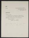 Copy letter from Basil Thomson, Metropolitan Police Office, to Alice Stopford Green attempting to arrange a meeting between the two,