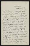 Letter from W. B. Yeats, Savile Club, 107 Piccadilly, W. 1., to George Yeats,