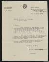 Letter from Secretary of the Department of Defence to J.J. O'Connell regarding his appeal for his military pension and the decision reached by Desmond FitzGerald, Minister for Defence,