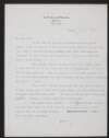 Letter from George Yeats, 42 Fitzwilliam Square, Dublin, to W. B. Yeats,