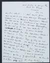 Letter from W. B. Yeats, Hôtel Château St. George, Route de Frejus, Cannes, [France], to Olivia Shakespear, 34 Abingdon Court, Kensington, London W. 8., Angleterre,