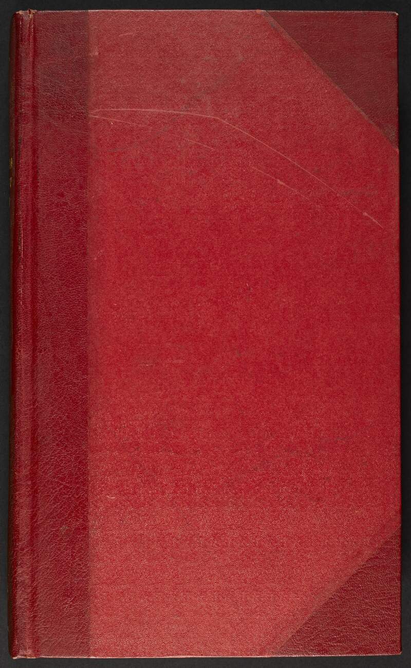 Vestry book of Killukin parish Diocese of Elphin,