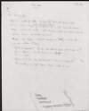 Manuscript notes, relating to 'Faith Healer' entitled "One Act" and "The Game",