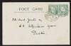 Letter card from W. B. Yeats, Coole Park, Gort, [Co. Galway], to Michael B. Yeats, 42 Fitzwilliam Square, Dublin,