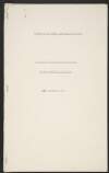 Eighteenth Memorandum by the Director of the Bureau of Military History to the Advisory Committee, with Appendices detailing documents received,