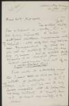 Letter from Roger Casement to R.L. Orchelle, Literary Editor, 'The Continental Times', regarding an article published that was not edited to Casement's request. The article was based on correspondence between Casement and Sir Edward Grey,