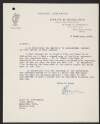 Letter from P. J. Brennan, Secretary of the Bureau of Military History, to Florence O'Donoghue, Loch Léin, Eglantine Park, Douglas Road, Cork, regarding Diarmuid Lynch's file and the chronology,