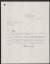 Typescript letter from Florence O'Donoghue, Loc Lein, Eglantine Park, Douglas Road, Cork, to Míceál Lynch, Prospect House, Rathdrum, Wicklow, confirming the changes that were made to his statement,