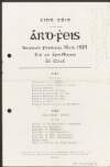 Programme from the 1923 Ard Fheis which includes resolutions and proposals,