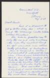 Letter from Donal O'Donoghue, Barraduff National School, Headfort, Killarney, Co. Kerry, to Florence O'Donoghue, regarding the funerals of Fr. Albert and Fr. Dominic and other matters,